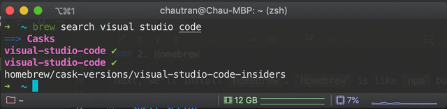 brew search